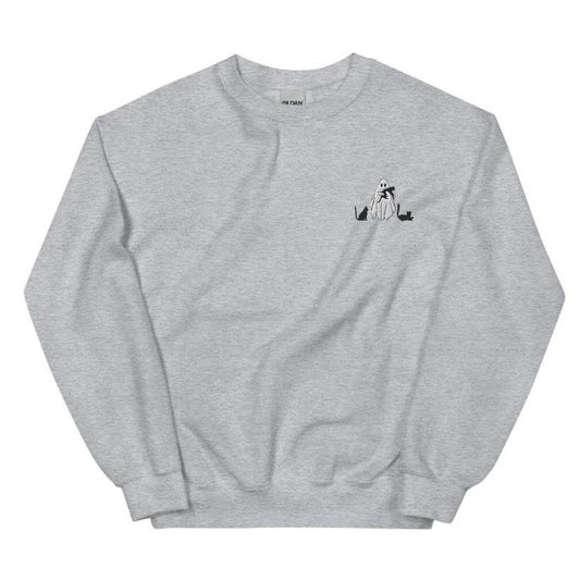 Ghost with Kitties Crewneck